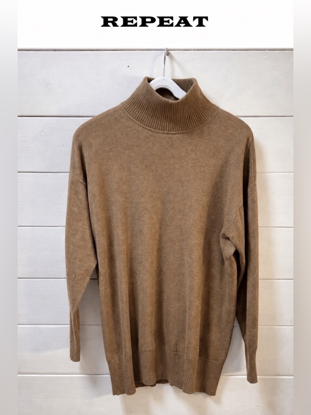 REPEAT  Chandail col montant– Taille 38/S